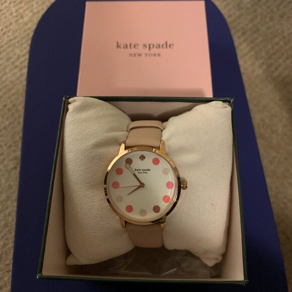 Kate Spade New York Women's Metro Stainless Steel Quartz Watch, Rose Gold, Pink - Picture 6 of 8